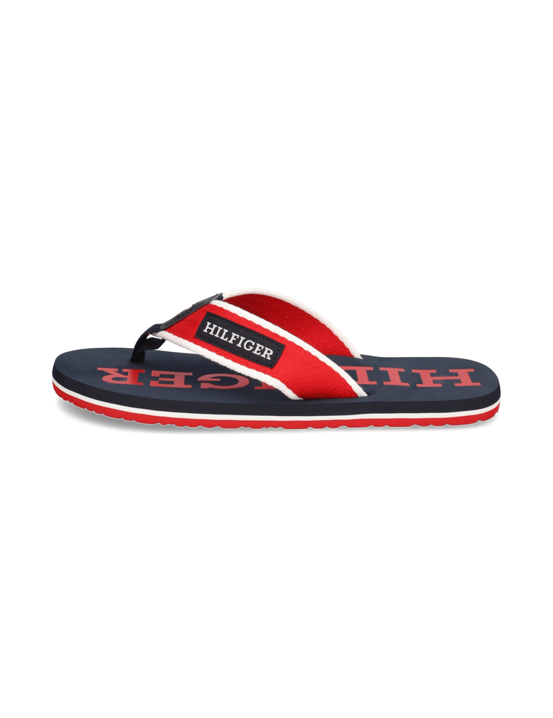 Tommy-Hilfiger-PATCH-HILFIGER-BEACH-SANDAL-červená