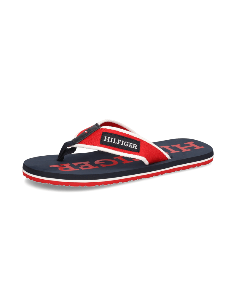 Tommy-Hilfiger-PATCH-HILFIGER-BEACH-SANDAL-červená