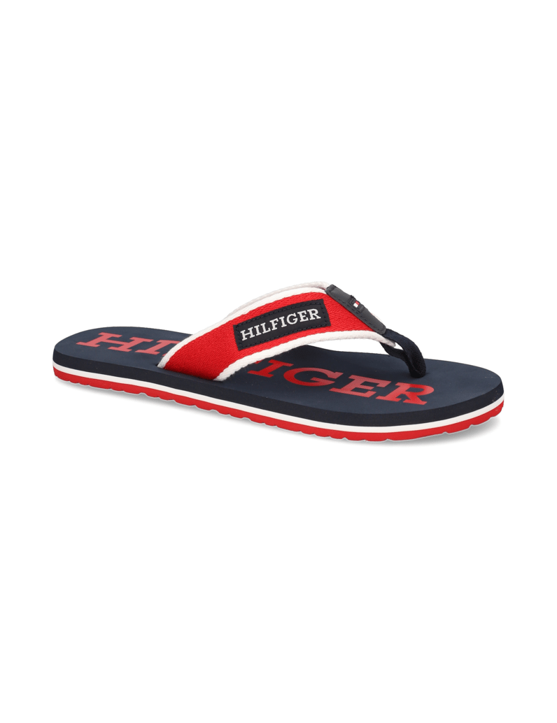 Tommy-Hilfiger-PATCH-HILFIGER-BEACH-SANDAL-červená