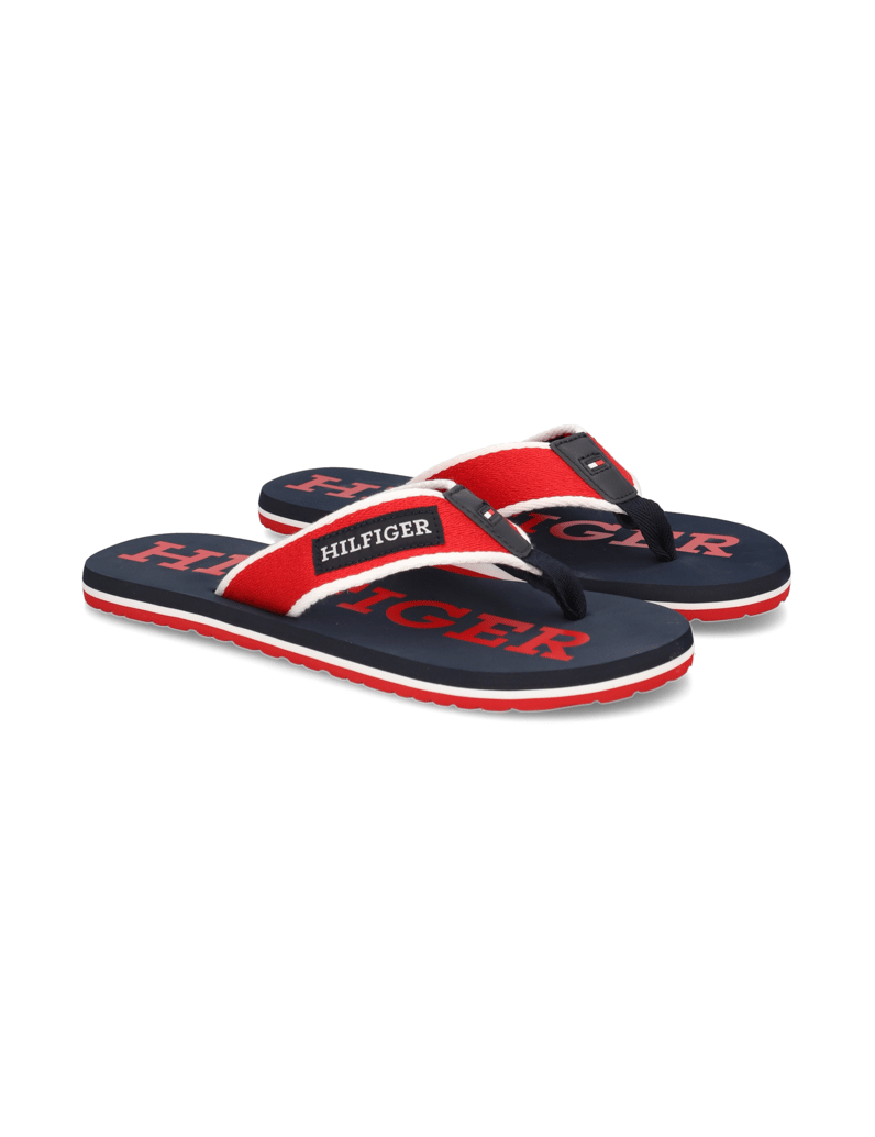 Tommy-Hilfiger-PATCH-HILFIGER-BEACH-SANDAL-červená
