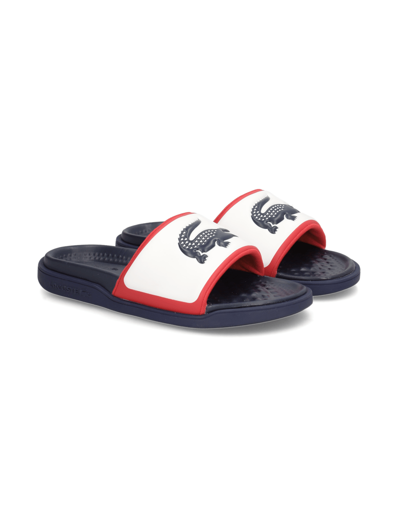 LACOSTE-Men's-Serve-Slide-Dual-weiss