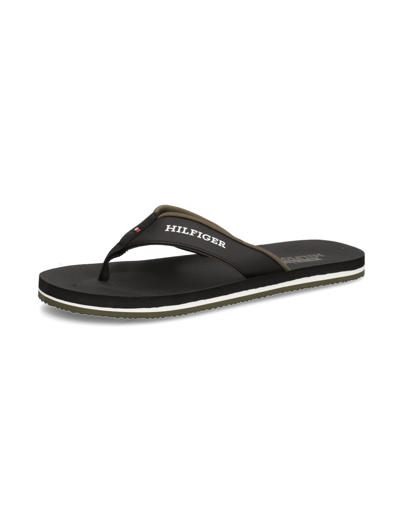Tommy-Hilfiger-PADDED-COMFORT-HILFIGER-B-SANDAL-schwarz