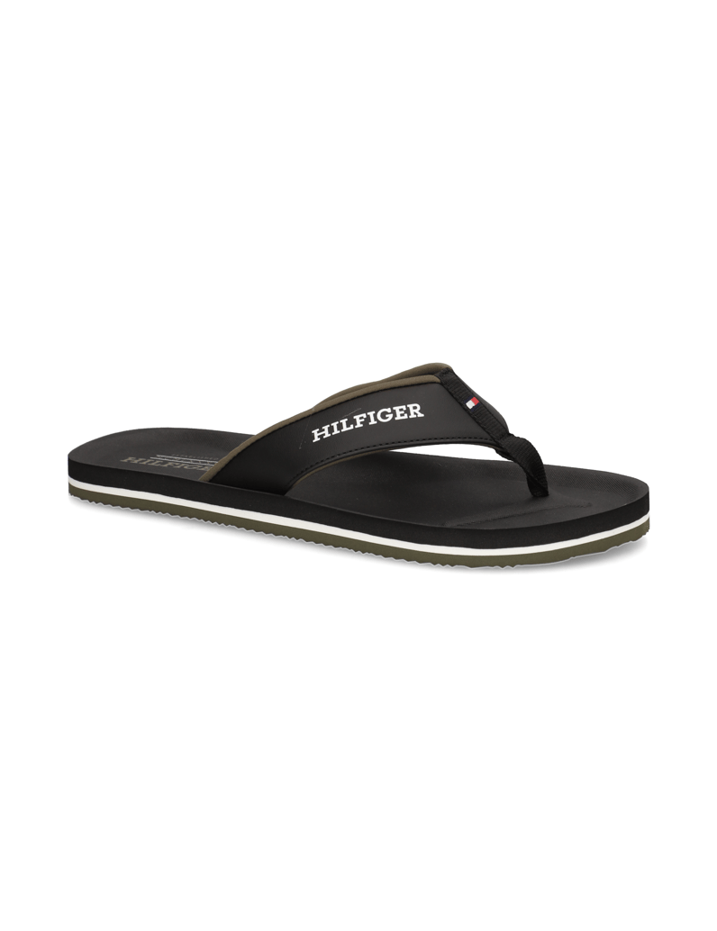 Tommy-Hilfiger-PADDED-COMFORT-HILFIGER-B-SANDAL-schwarz