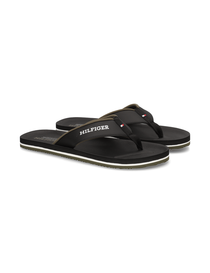 Tommy-Hilfiger-PADDED-COMFORT-HILFIGER-B-SANDAL-schwarz