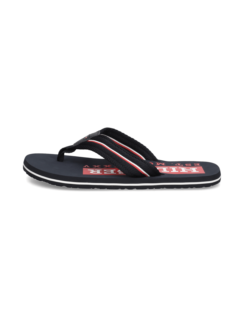 Tommy-Hilfiger-CORPORATE-HILFIGER-BEACH-SANDAL-modrá