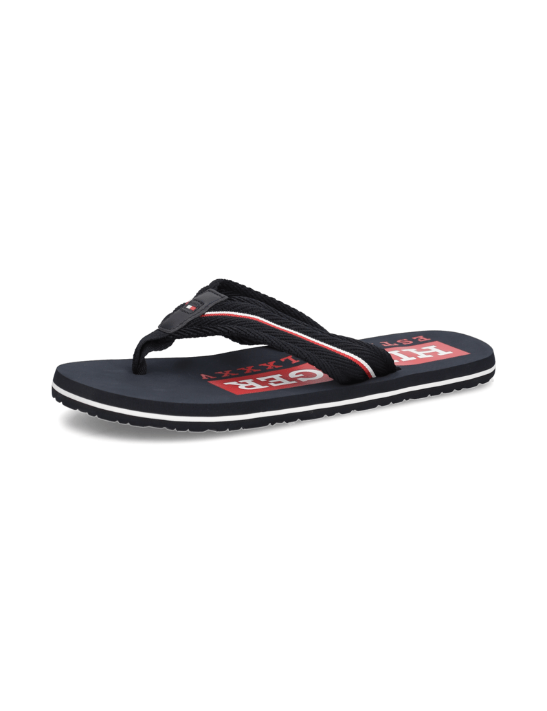 Tommy-Hilfiger-CORPORATE-HILFIGER-BEACH-SANDAL-modrá