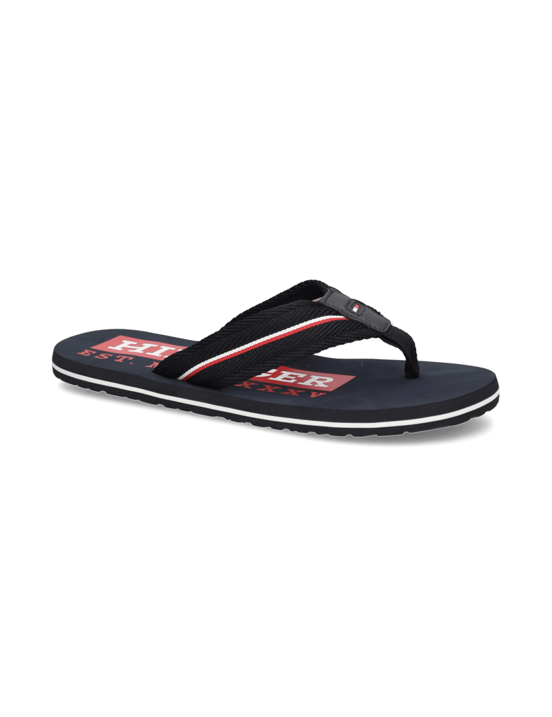 Tommy-Hilfiger-CORPORATE-HILFIGER-BEACH-SANDAL-modrá