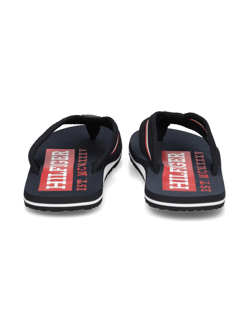 Tommy-Hilfiger-CORPORATE-HILFIGER-BEACH-SANDAL-modrá