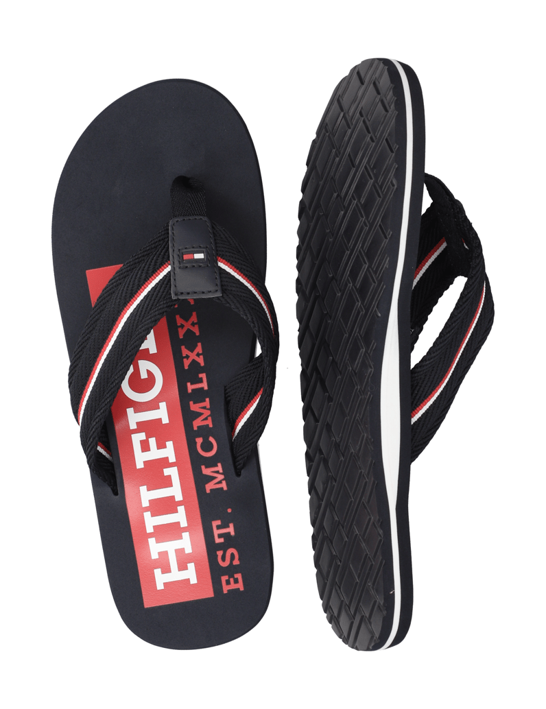 Tommy-Hilfiger-CORPORATE-HILFIGER-BEACH-SANDAL-modrá