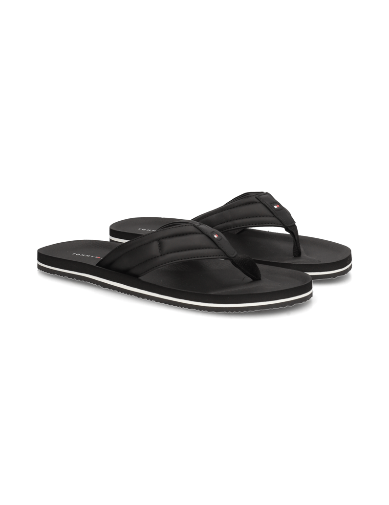 Tommy-Hilfiger-HILFIGER-PADDED-BEACHSANDAL-schwarz