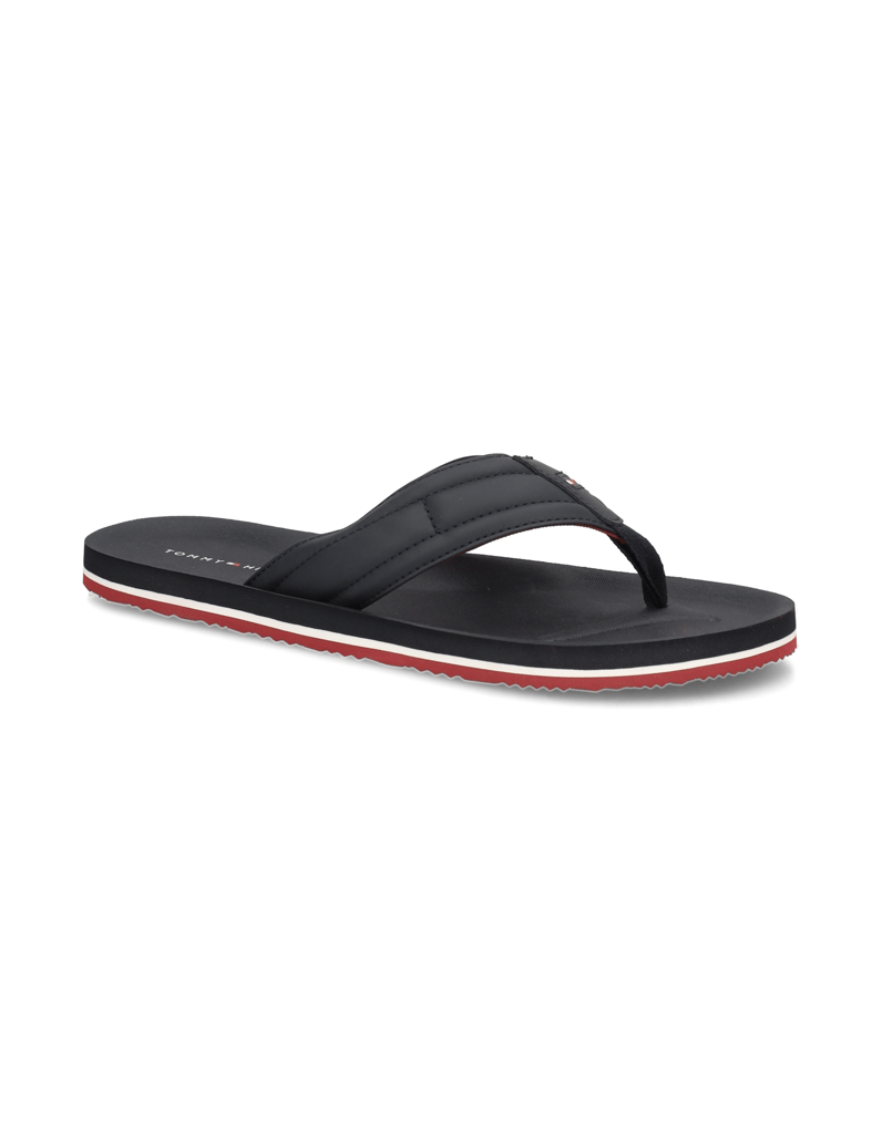 Tommy-Hilfiger-HILFIGER-PADDED-BEACHSANDAL-schwarz
