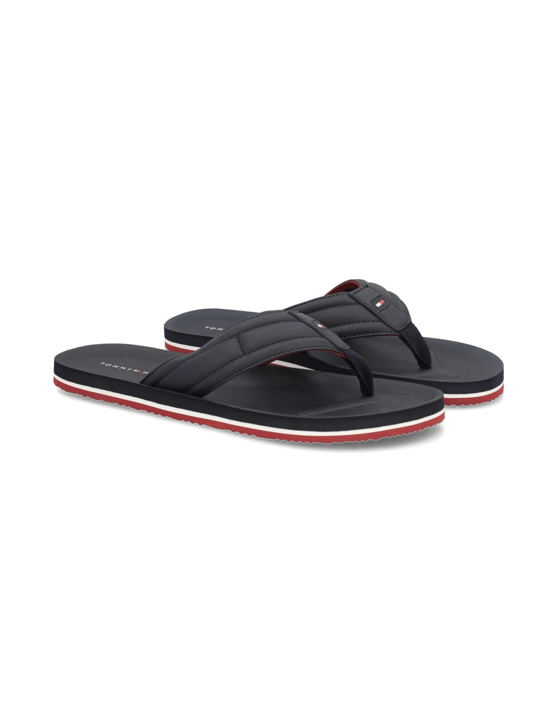 Tommy-Hilfiger-HILFIGER-PADDED-BEACHSANDAL-schwarz