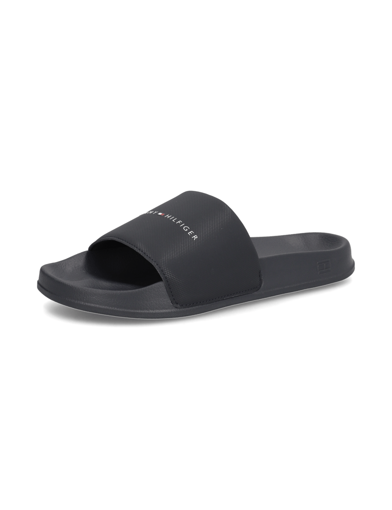 Tommy-Hilfiger-TOMMY-HILFIGER-CORE-POOL-SLIDE-DW5-črna