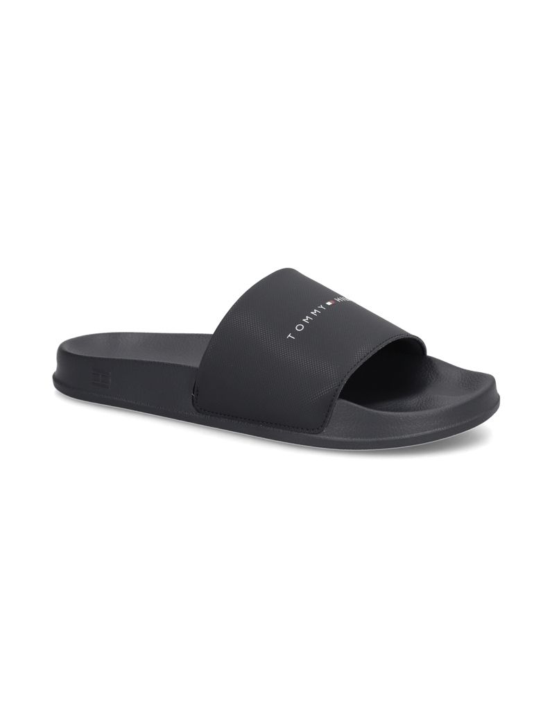 Tommy-Hilfiger-TOMMY-HILFIGER-CORE-POOL-SLIDE-DW5-črna