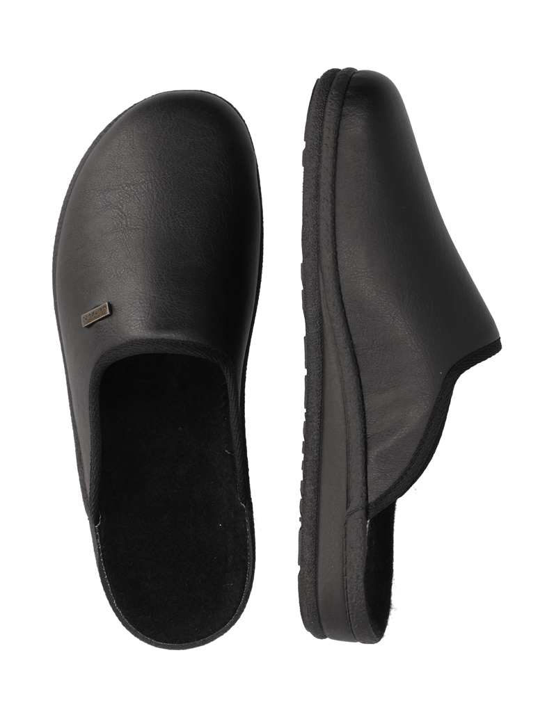 Natura-Hausschuh-schwarz