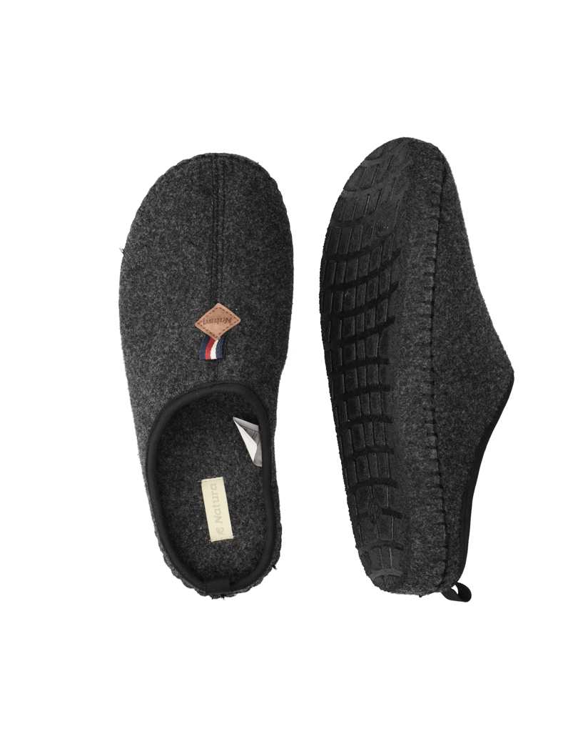 Natura-hišni-copati-siva