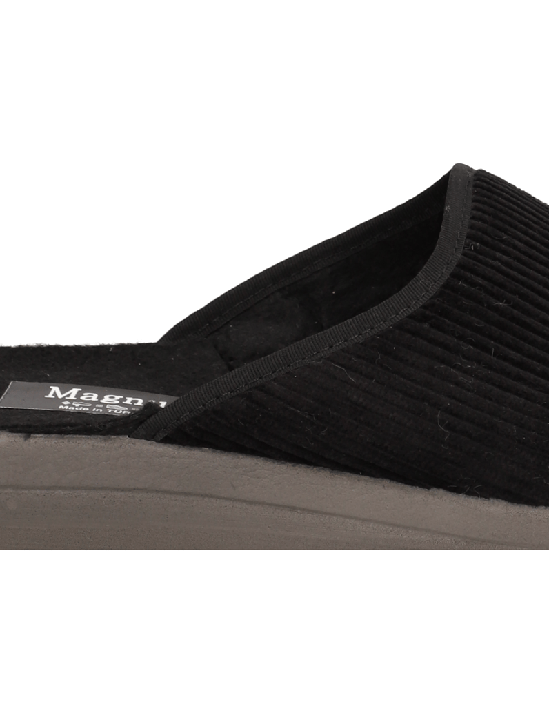 Natura-tekstil-hišni-copati-črna