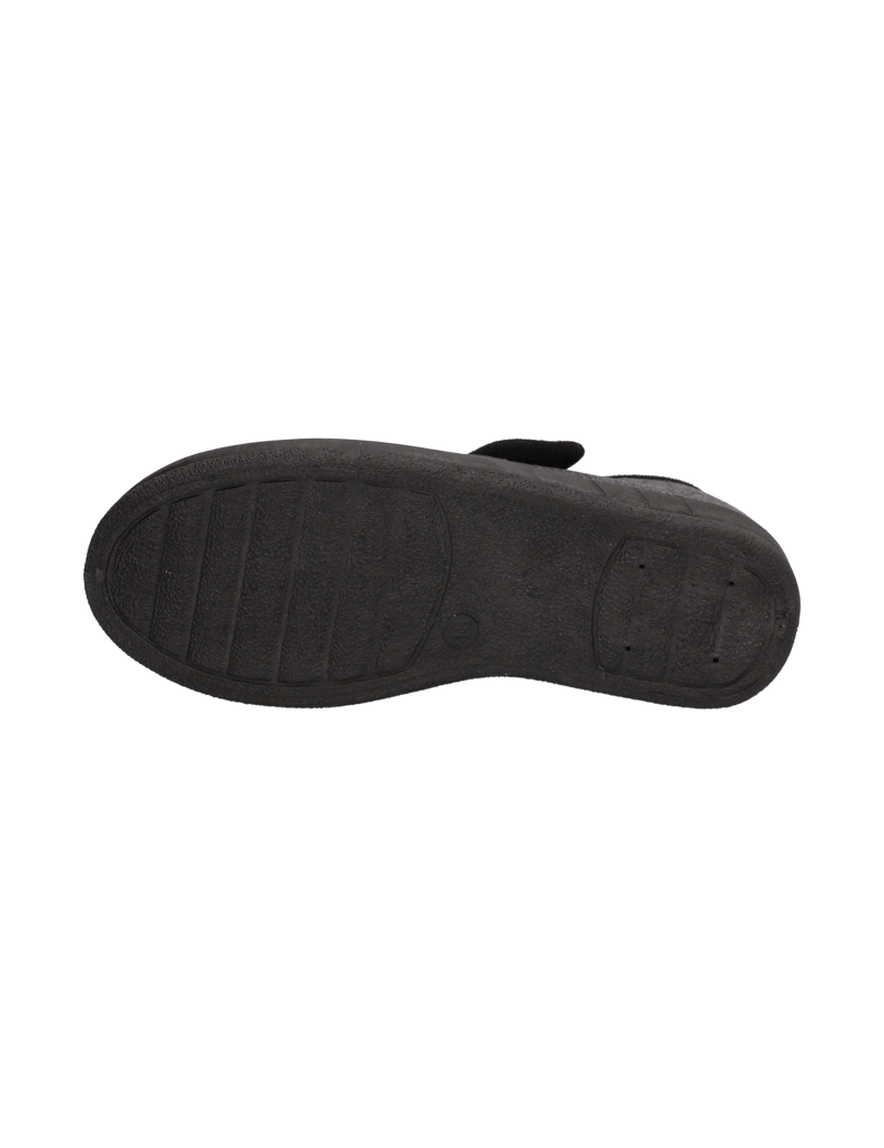 Natura-Textil-Hausschuh-schwarz