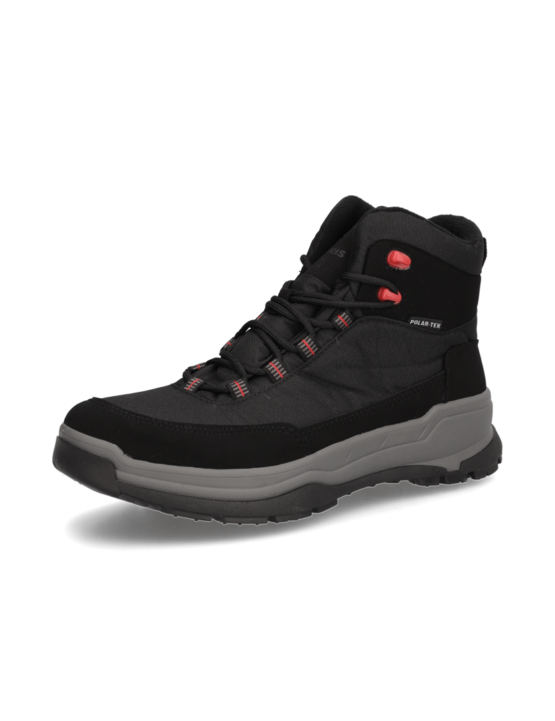 Polaris-Textil-Snowboot-schwarz