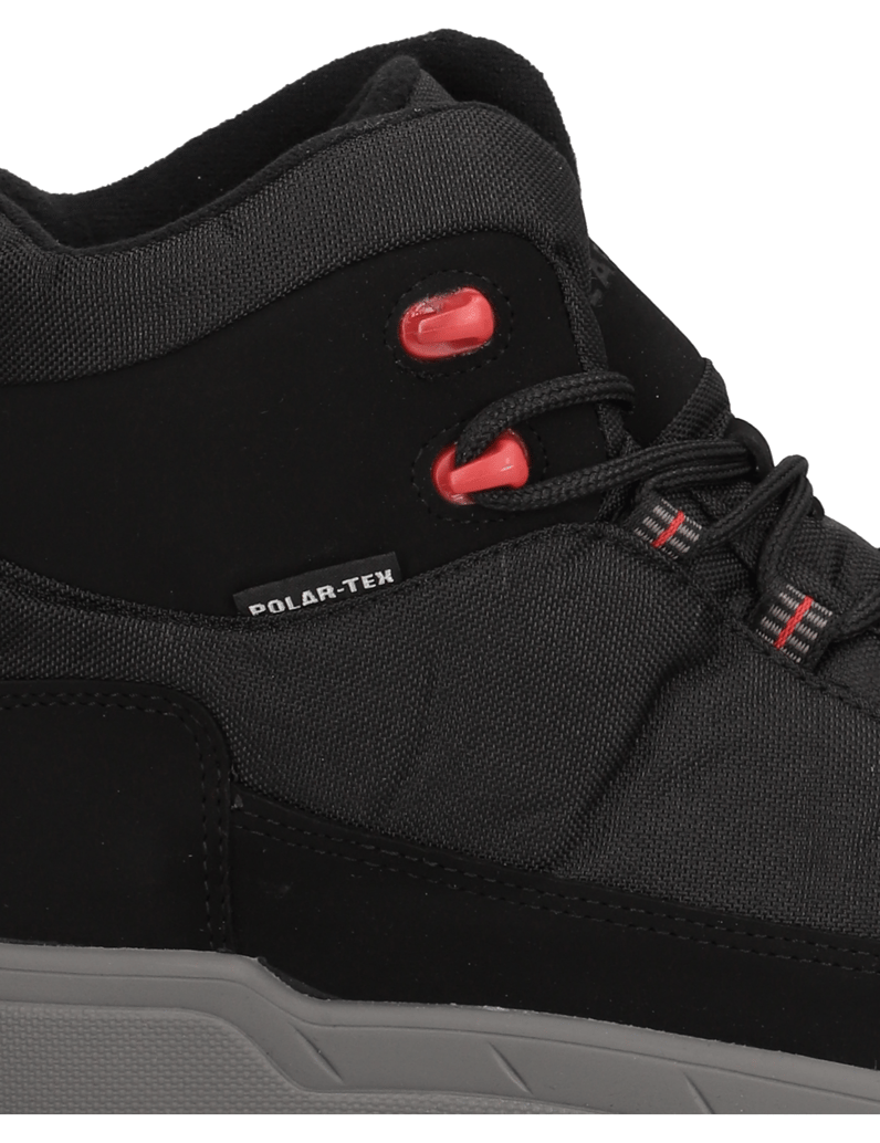 Polaris-Textil-Snowboot-schwarz