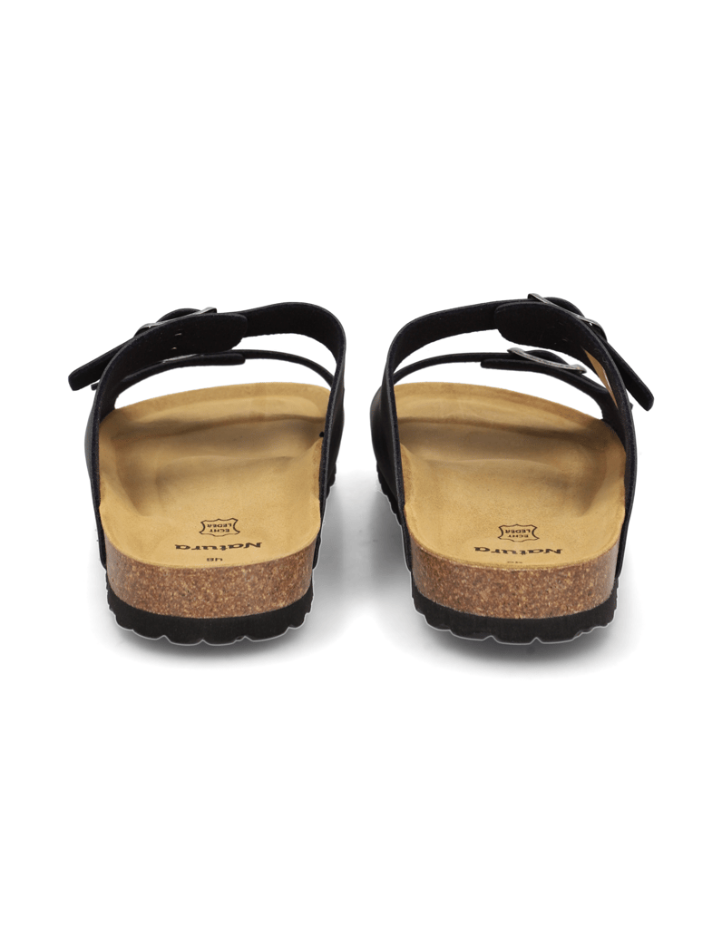 Natura-Hausschuh-črna