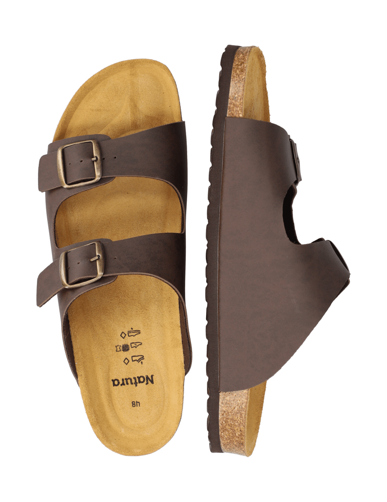 Natura-Hausschuh-braun