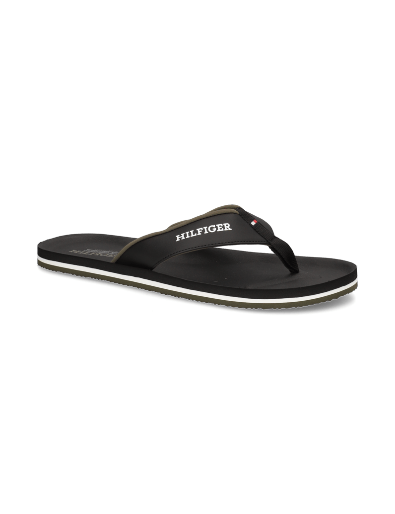 Tommy-Hilfiger-PADDED-COMFORT-HILFIGER-B-SANDAL-schwarz