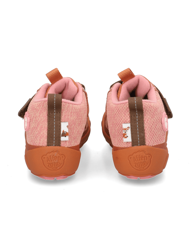Affenzahn-Übergangsschuh-Knit-Happy-Reh-rot