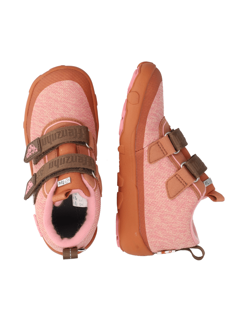 Affenzahn-Übergangsschuh-Knit-Happy-Reh-rot