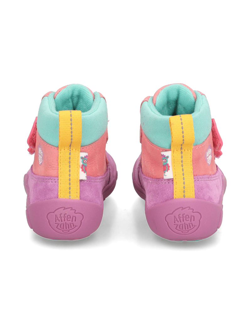 Affenzahn-Übergangsschuh-Leder-Friendy-Eule-růžová