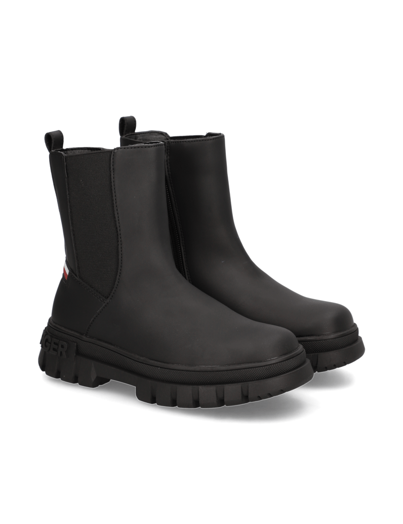 Tommy-Hilfiger-kotníčkové-boty-černá