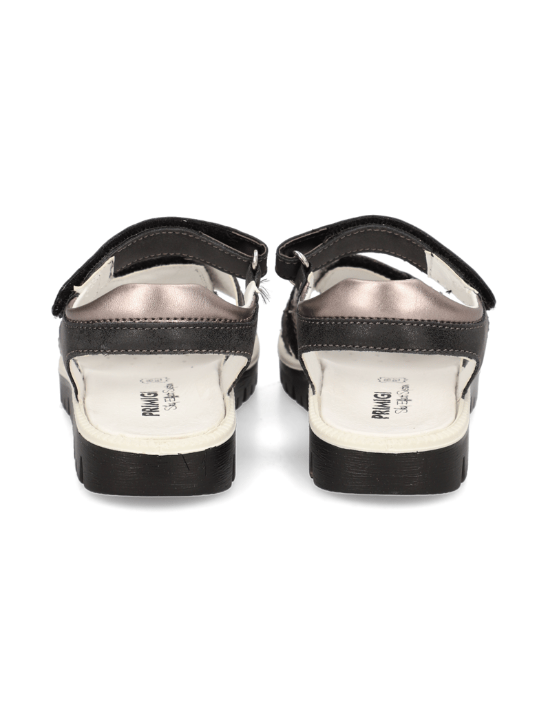 PRIMIGI-kombinacija-usnja-sandali-črna