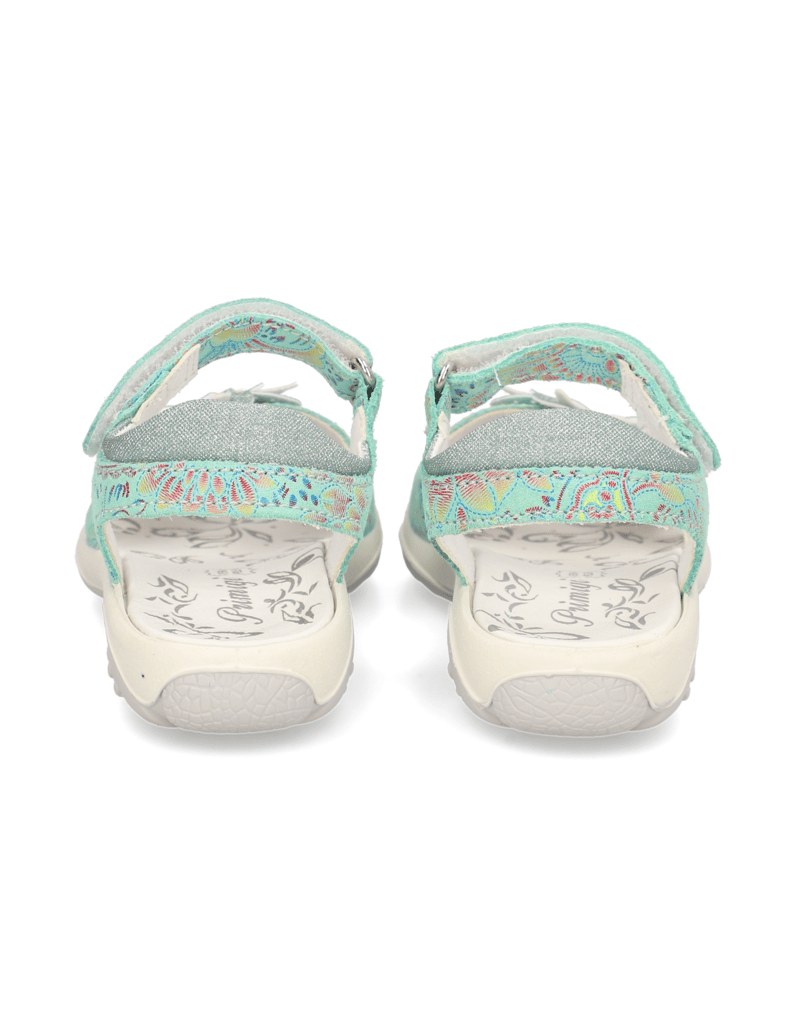 PRIMIGI-Lederkombination-Sandale-türkis