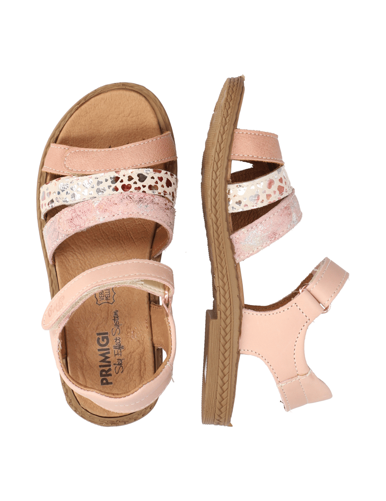 PRIMIGI-kombinace-kůže-sandály-růžová