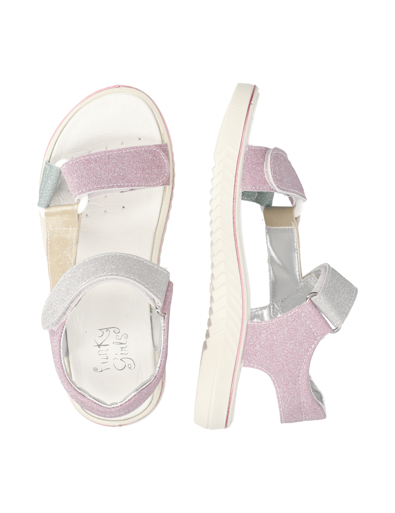 Funky-Girls-imitácia-kože-Sandále-viacfarebný