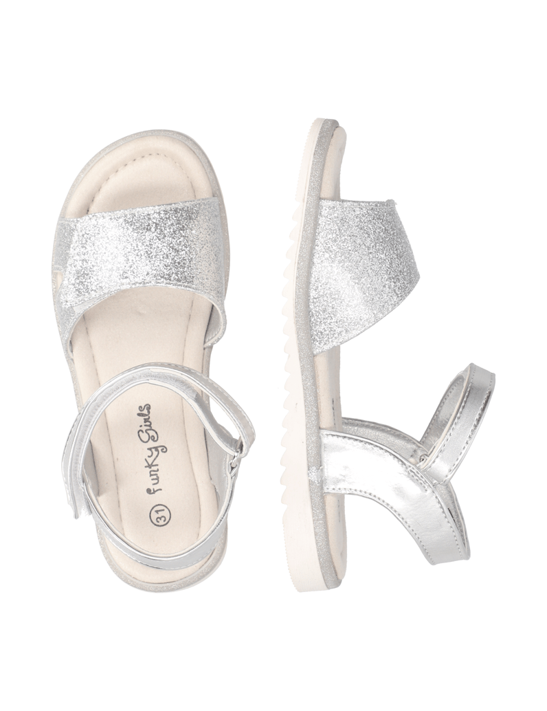 Funky-Girls-Sandale-silber