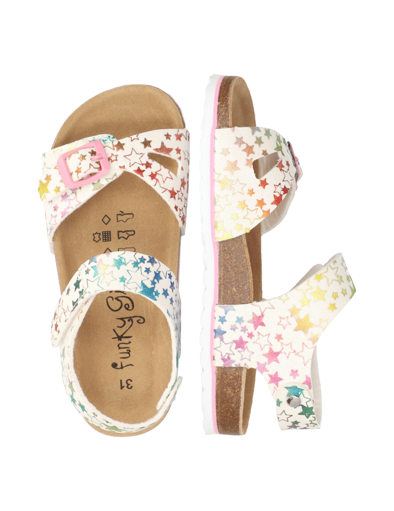 Funky-Girls-sandály-bílá