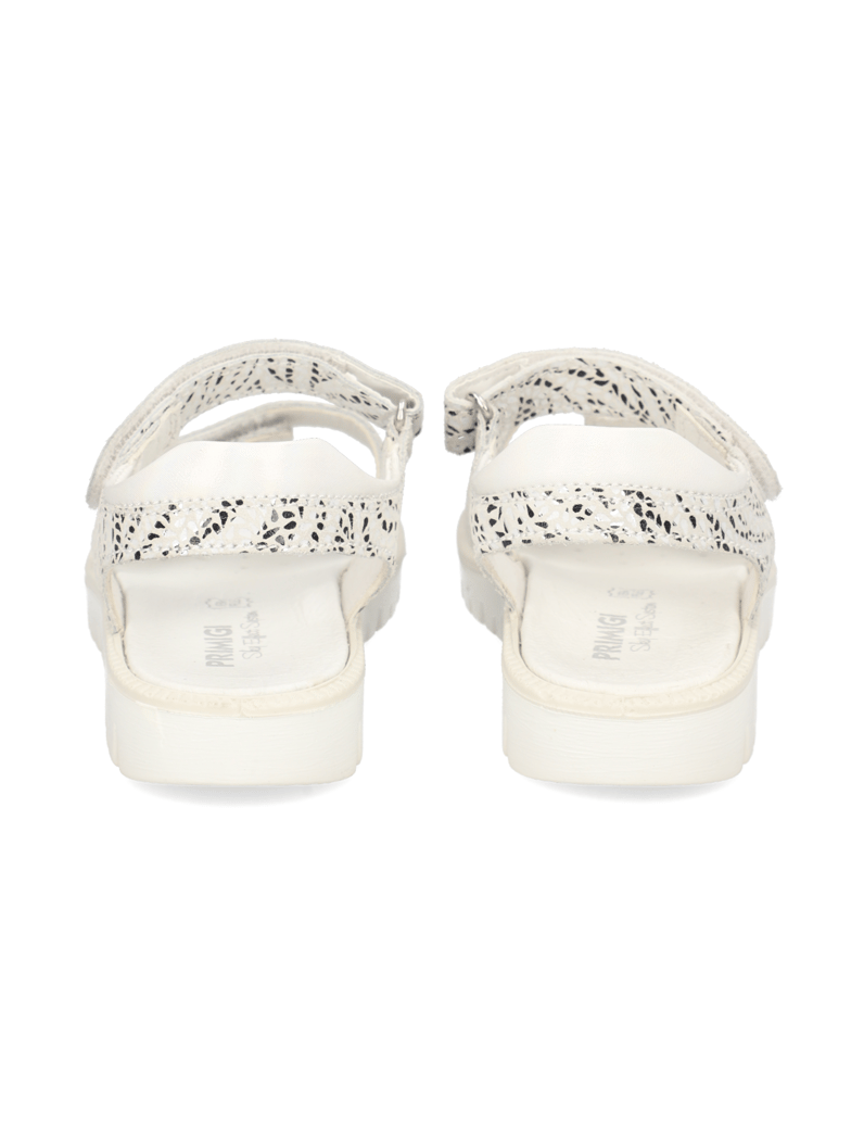 PRIMIGI-textil-sandály-bílá