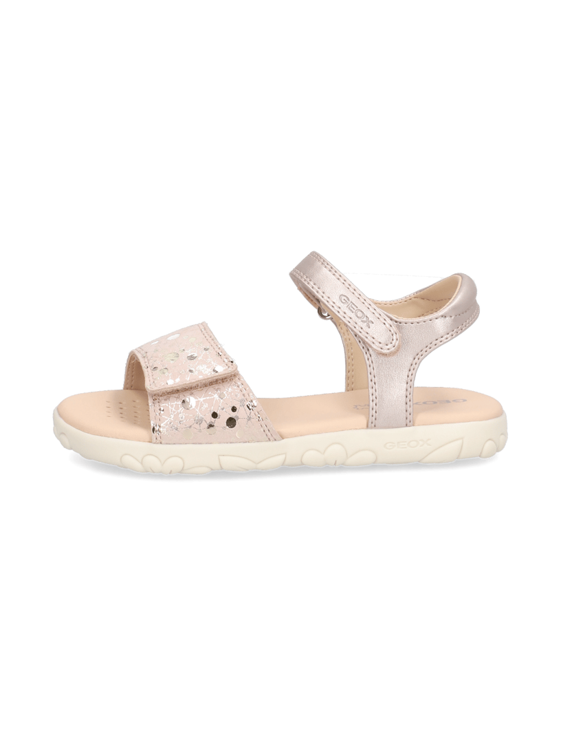 Geox J Sandalo Haiti Girl, Colore Rosa Chiaro, Taglia 25 EU, Per Bambina, Leggero E Resistente