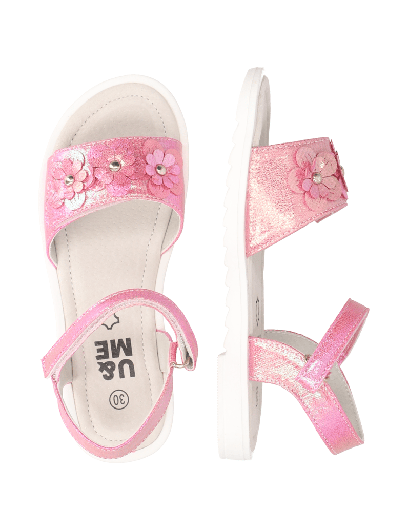 U&ME-imitácia-kože-sandále-ružová