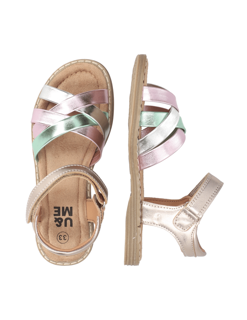 U&ME-Sandale-silber