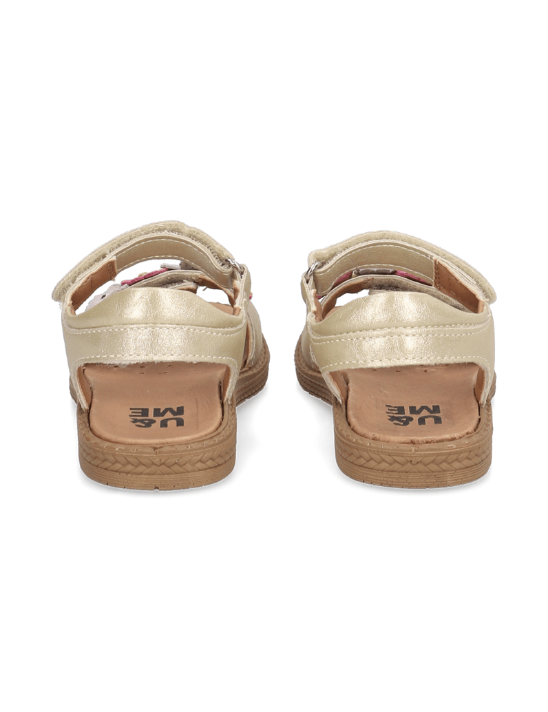 U&ME-imitácia-kože-sandále-zlatá