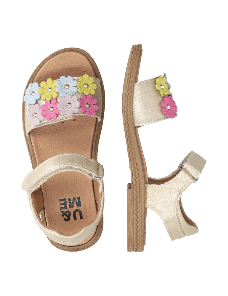 U&ME-imitácia-kože-sandále-zlatá