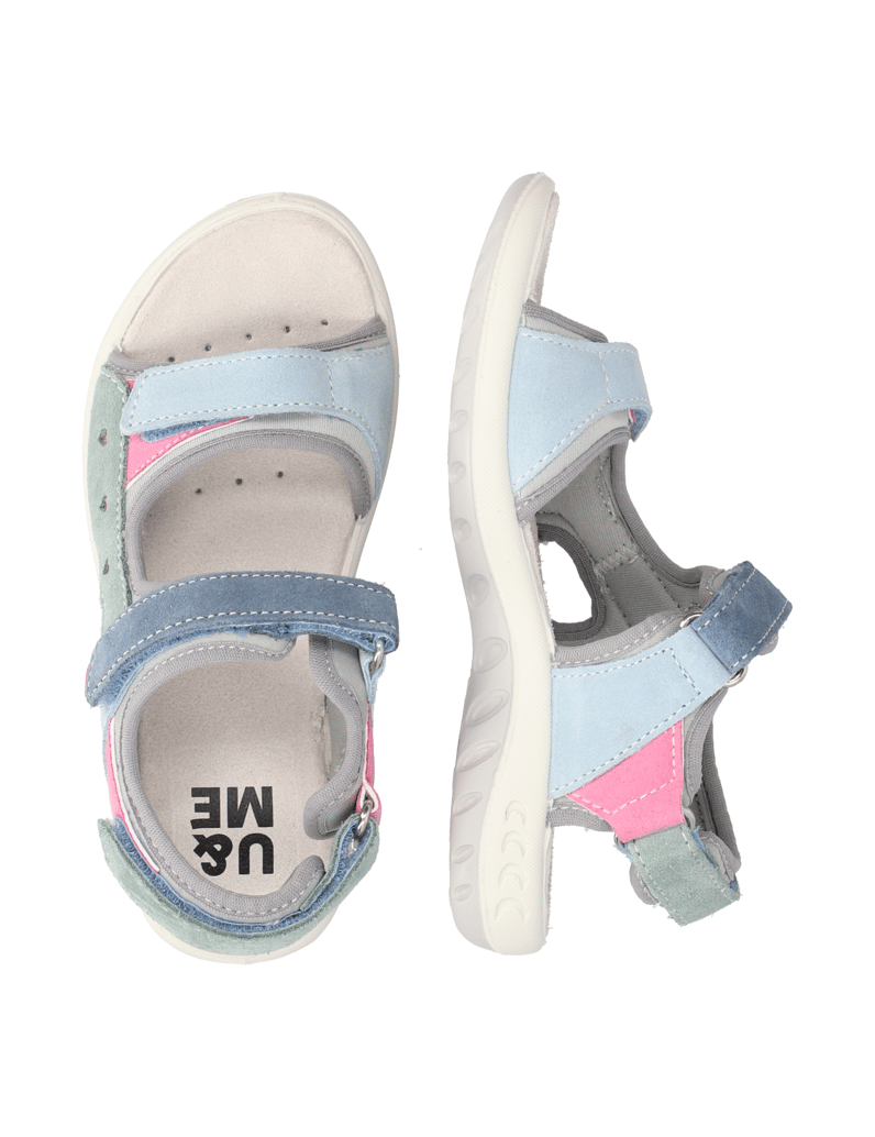 U&ME-kombinácia-s-kožou-sandále-mätová