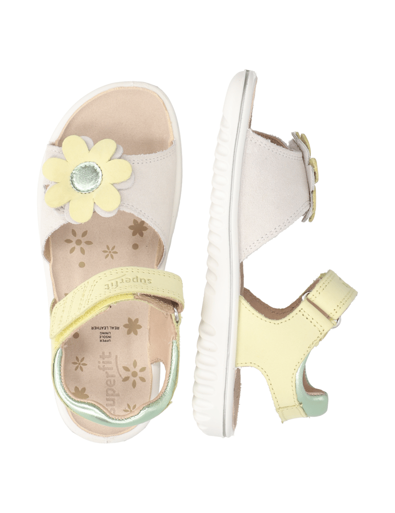 Superfit-Sandale-Leder-gelb