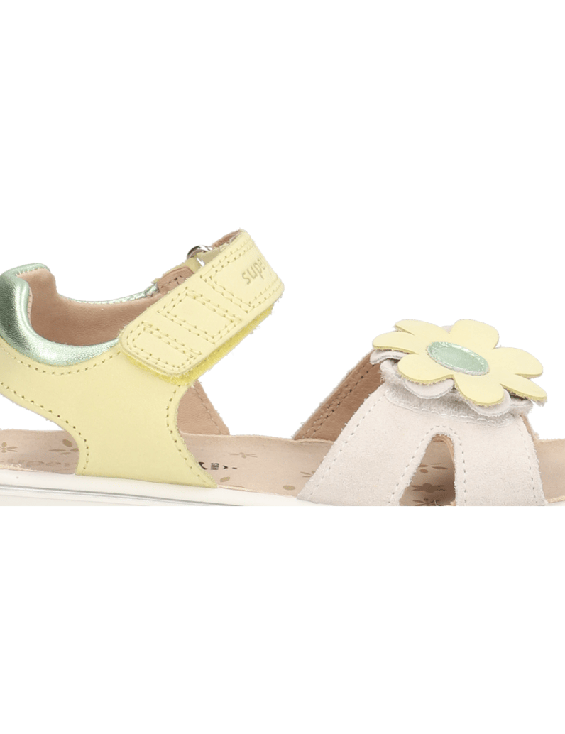 Superfit-Sandale-Leder-gelb
