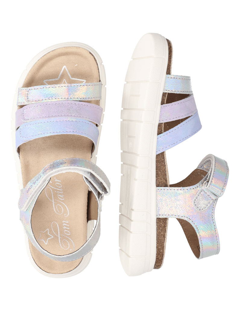 Tom-Tailor-Sandale-silber