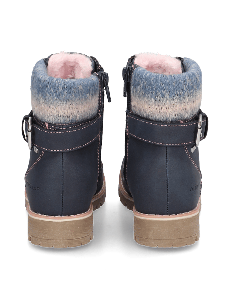 Tom-Tailor-Lederimitat-Boot-blau