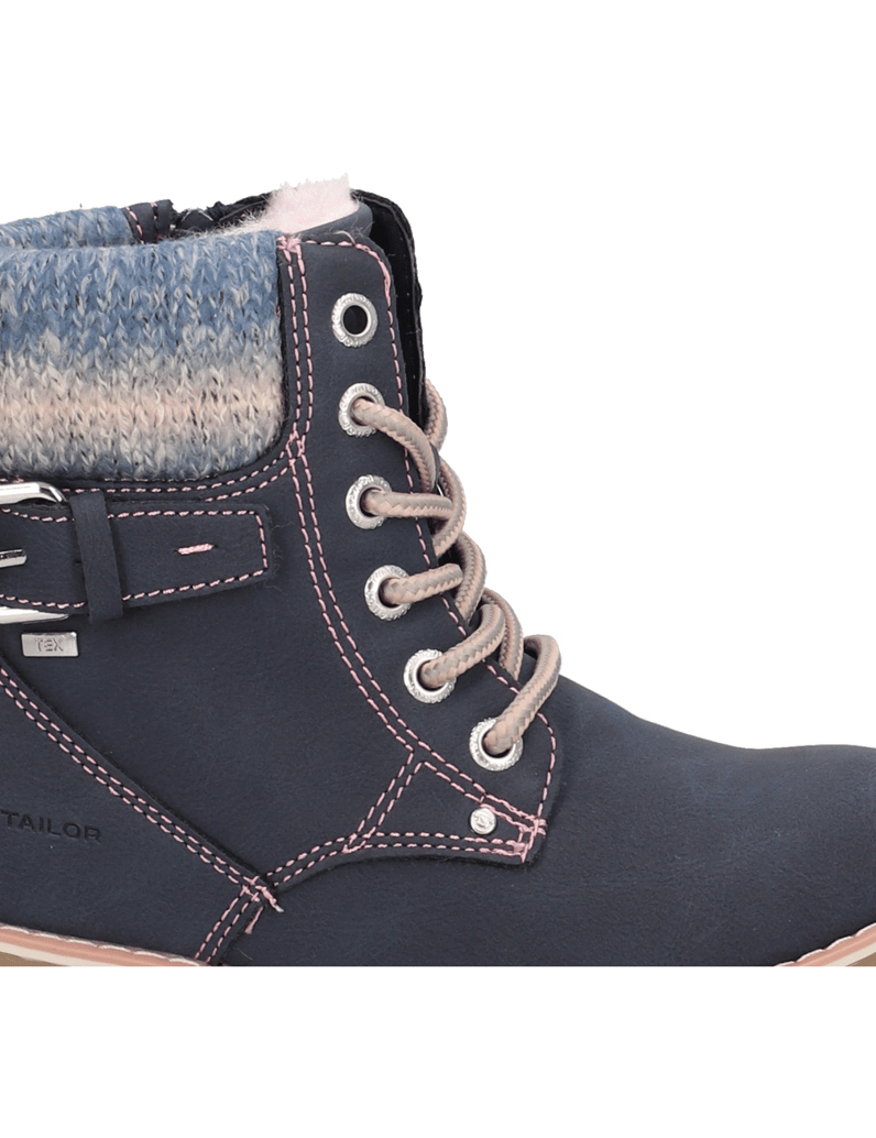 Tom-Tailor-Lederimitat-Boot-blau