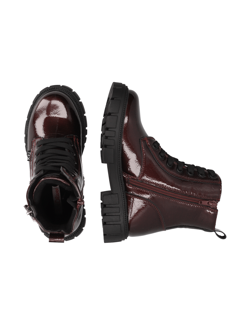 S.Oliver-kotníčkové-boty-červená